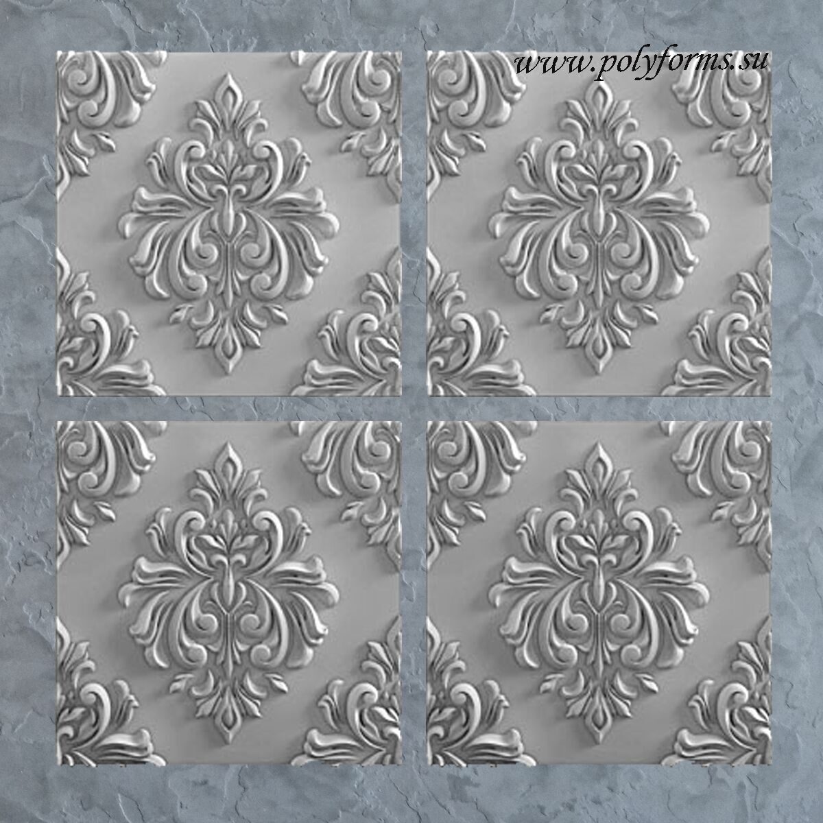 Гипсовая 3D панель Classic-1 500х500